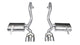 14132 Corsa 2.5 Inch Axle-Back Xtreme Dual Exhaust Polished 3.5 Inch Tips 97-04 Corvette/Z06 5.7L Stainless Steel Corsa Performance - Mammoth Racing -COR14132