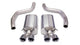 14164 Corsa 3.0 Inch Axle-Back Sport Dual Exhaust Twin 4.0 Inch Polished Tips 06-13 Corvette Z06 7.0L/ZR1 6.2L Stainless Steel Corsa Performance - Mammoth Racing -COR14164