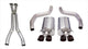 14164CB1BLK Corsa 3.0 Inch Cat-Back Sport Dual Exhaust Twin 4.0 Inch Black Tips 06-11 Corvette Z06 7.0L / ZR1 6.2L Stainless Steel Corsa Performance - Mammoth Racing -COR14164CB1BLK
