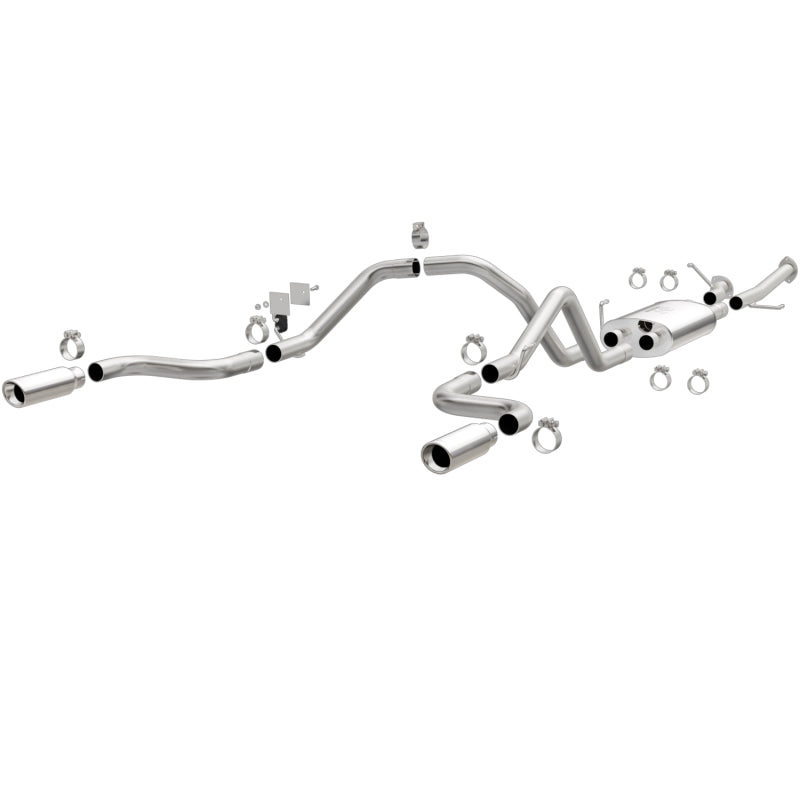 MagnaFlow 14 Toyota Tundra V8 4.6l/5.7l Stainless Cat Back Exhaust Dual Split Rear Exit - Mammoth Racing -