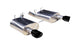 14319BLK Corsa 2.5 Inch Axle-Back Sport Dual Exhaust Black 3.5 Inch Tips 11-14 Mustang 3.7L V6 Stainless Steel Corsa Performance - Mammoth Racing -COR14319BLK