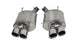 14321 Corsa 3.0 Inch Axle-Back Sport Dual Exhaust Polished 4.0 Inch Tips 13-14 Mustang Shelby GT500 5.8L Stainless Steel Corsa Performance - Mammoth Racing -COR14321