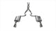 14332 Corsa 3.0 Inch Cat-Back Sport Dual Exhaust 4.5 Inch Polished Tips 15-17 Ford Mustang GT Fastback 5.0L V8 Stainless Steel Corsa Performance - Mammoth Racing -COR14332