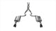 14332BLK Corsa 3.0 Inch Cat-Back Sport Dual Exhaust 4.5 Inch Black Tips 15-17 Ford Mustang GT Fastback 5.0L V8 Stainless Steel Corsa Performance - Mammoth Racing -COR14332BLK