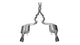 14332GNM Corsa 3.0 Inch Cat-Back Sport Dual Exhaust 4.5 Inch Gunmetal Tips 15-17 Ford Mustang GT Fastback 5.0L V8 Stainless Steel Corsa Performance - Mammoth Racing -COR14332GNM