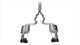 Corsa 14335BLK 3.0 Inch Cat-Back Xtreme Dual Exhaust 4.0 Inch Black Tips - Mammoth Racing -COR14335BLK