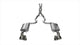 Corsa 14337 3.0 Inch Cat-Back Sport Dual Exhaust 4.0 Inch Polished Tips - Mammoth Racing -COR14337