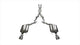 14342 Corsa 3.0 Inch Cat-Back Xtreme Dual Exhaust 4.5 Inch Polished Tips 15-17 Ford Mustang GT Convertible 5.0L V8 Stainless Steel Corsa Performance - Mammoth Racing -COR14342