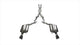 14342BLK Corsa 3.0 Inch Cat-Back Xtreme Dual Exhaust 4.5 Inch Black Tips 15-17 Ford Mustang GT Convertible 5.0L V8 Stainless Steel Corsa Performance - Mammoth Racing -COR14342BLK
