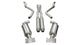 14438 Corsa 2.75 Inch Cat-Back Xtreme Dual Rear Exhaust GTX Polished Tips 08-10 Dodge Challenger SRT-8 6.1L V8 Stainless Steel Corsa Performance - Mammoth Racing -COR14438