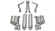14522 Corsa 2.5 Inch Cat-Back Xtreme Dual Rear Exhaust 3.0 Inch Polished Tips 11-14 Dodge Charger R/T 5.7L V8 Stainless Steel Corsa Performance - Mammoth Racing -COR14522