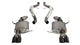 14569BLK Corsa 2.5 Inch Cat-Back Sport Dual Rear Exhaust 3.0 Inch Black Tips 08-12 BMW M3 E90 Stainless Steel Corsa Performance - Mammoth Racing -COR14569BLK