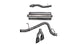 Corsa 14748BLK 3.0 Inch Cat-Back Sport Single Side Exit Exhaust 4.0 Inch Black Tips - Mammoth Racing -COR14748BLK