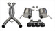 Corsa 14764CBBLK 2.75 Inch Valve-Back Sport Exhaust w/X-Pipe Dual Rear Exit Quad 4.5 Inch Black Tips - Mammoth Racing -COR14764CBBLK