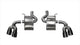 14784BLK Corsa 2.75 Inch Axle-Back Xtreme Dual Exhaust 4.0 Inch Black Tips 16-19 Camaro SS/17-18 Camaro ZL1 6.2L V8 Stainless Steel Corsa Performance - Mammoth Racing -COR14784BLK