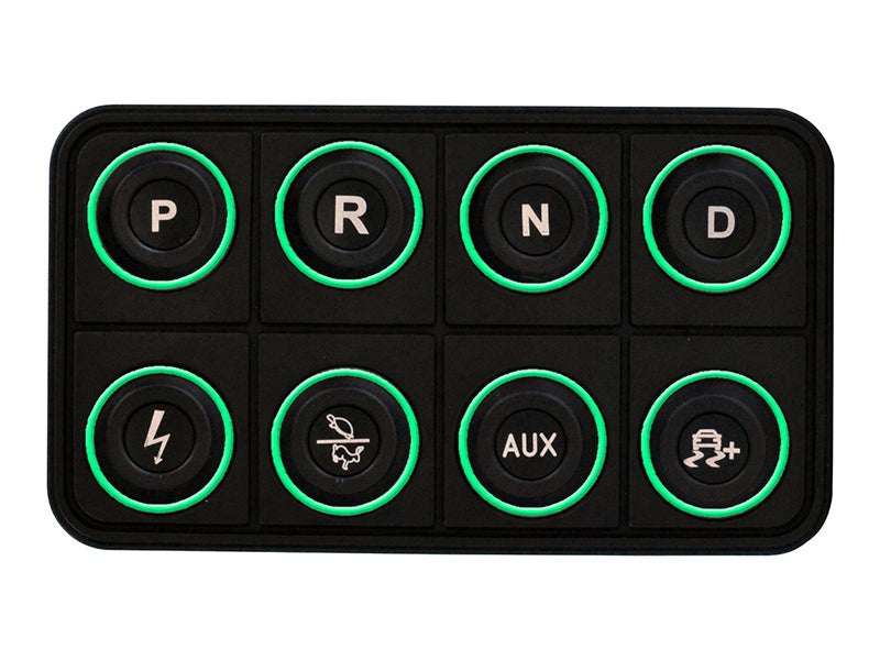 AEM EV 8 Button Keypad CAN Based Programmable Backlighting - My Store