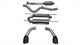 Corsa 14864BLK 2.5 Inch Cat-Back Sport Dual Rear Exhaust 4.5 Inch Black Tips 12-Pres Subaru BRZ/Toyota 86 12-16 Scion FR-S Coupe - Mammoth Racing -COR14864BLK