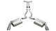 Corsa 14951 2.5 Inch Cat-Back Plus X-Pipe Sport Exhaust Dual Rear Exit 4.0 Inch Polished Tips 10-15 Chevrolet Camaro SS Coupe/Convertible Manual Trans - Mammoth Racing -COR14951
