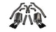 Corsa 14971BLK 3.0 Inch Cat-Back Plus X-Pipe Sport Exhaust Dual Rear Exit 4.0 Inch Black Tips 12-15 Chevrolet Camaro ZL1 Coupe - Mammoth Racing -COR14971BLK