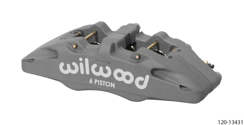 Wilwood DynaPro DP6 Lug Mount Anodized Alum. Caliper 1.62in/1.38in/1.38in Piston .38in Rotor - Left - Mammoth Racing -