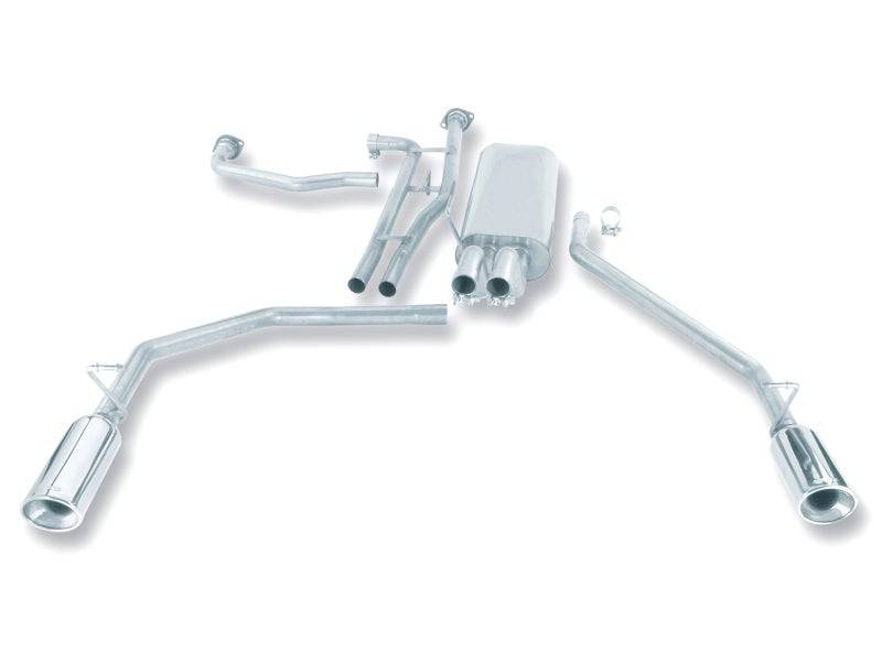 Borla 04-15 Nissan Titan 5.6L-V8 2&4WD Catback Exhaust System - Mammoth Racing -
