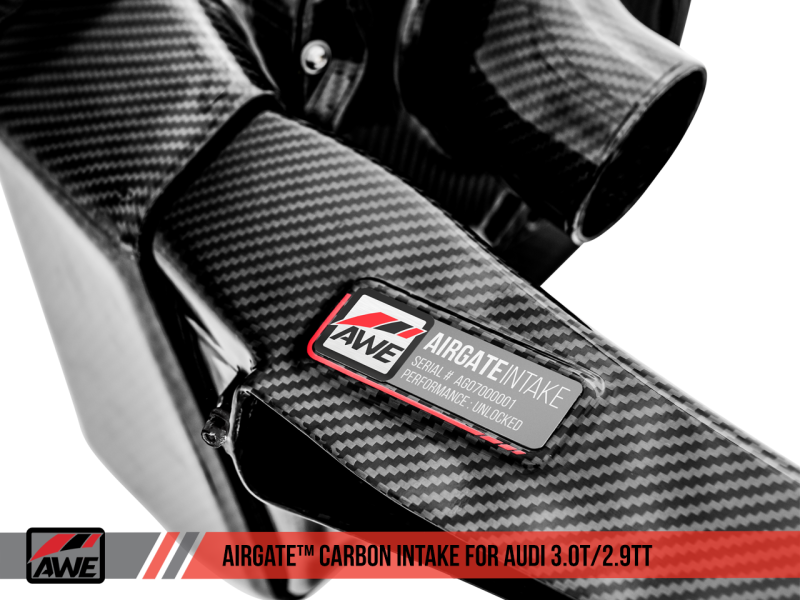 AWE Tuning Audi B9/B9.5 S4/S5/RS5 3.0T Carbon Fiber AirGate Intake w/ Lid - Mammoth Racing -