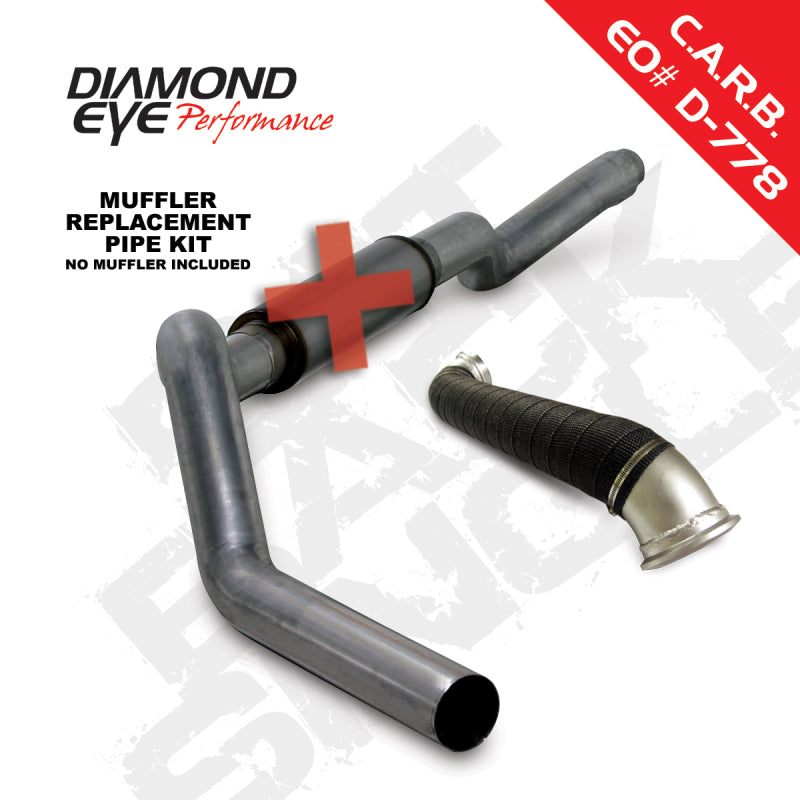 Diamond Eye KIT 5in CB MRP SGL w/ TDP SS 06-07 Chevy/GMC 6.6L Duramax 2500/3500 - Mammoth Racing -