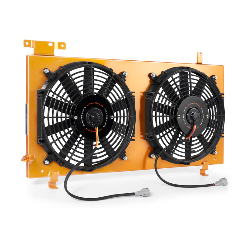 Mishimoto 08+ Subaru WRX/STI PNP Aluminum Fan Shroud Gold - Mammoth Racing -