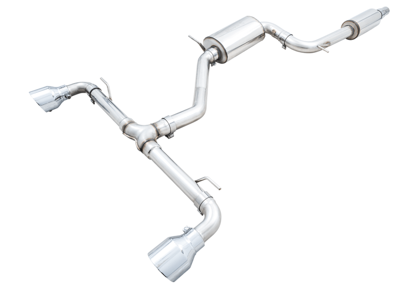 AWE 2022 VW GTI MK8 Touring Edition Exhaust - Chrome Silver Tips - My Store