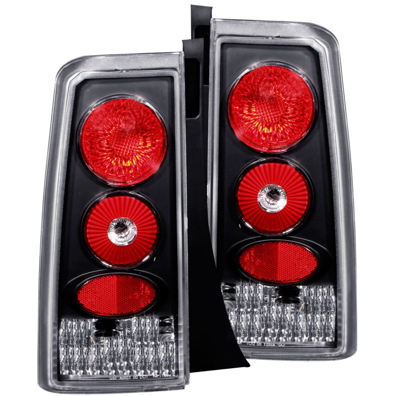 ANZO 2004-2007 Scion Xb Taillights Black - Mammoth Racing -