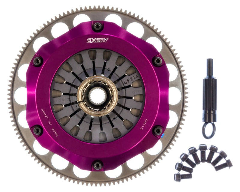 Exedy 2005-2005 Saab 9-2x Aero H4 Hyper Twin Carbon-R Clutch Rigid Disc Pull Type Cover - Mammoth Racing -