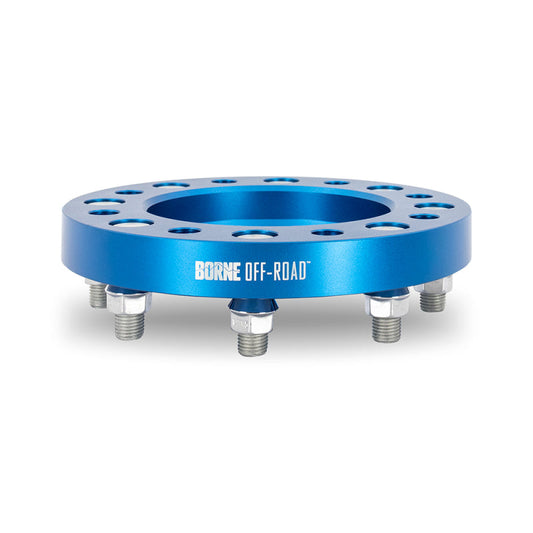 Mishimoto Borne Off-Road Wheel Spacers 8X165.1 121.3 45 M14 Blu