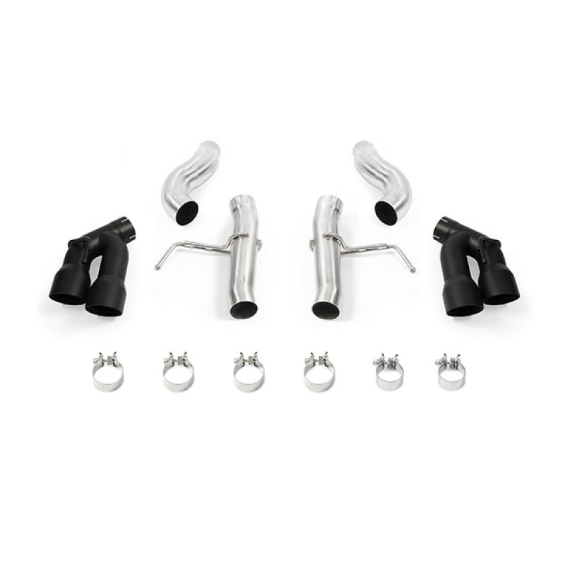 Mishimoto 2016+ Chevrolet Camaro 2.0T Quad-Tip Race Axle-Back Exhaust w/ Black Tips - Mammoth Racing -
