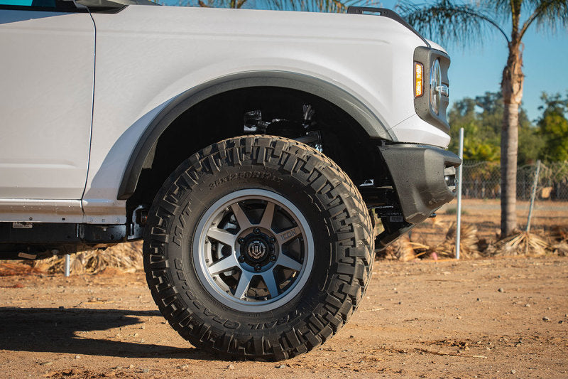 Icon Rebound Pro 17x8.5 6x5.5 25mm Offset 5.75in BS 95.1mm Bore Titanium Wheel - Mammoth Racing -
