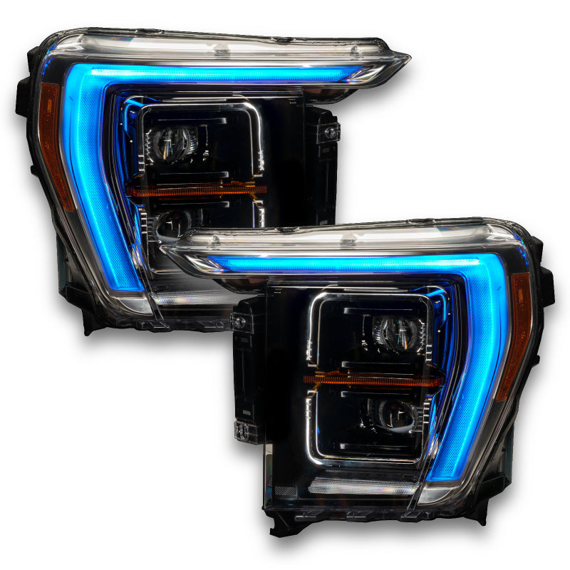 Oracle 21-22 Ford F-150 ColorSHIFT RGB+W Headlight DRL Upgrade Kit w/ RF Controller - Mammoth Racing -