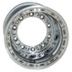 Weld Wide 5 HS Direct Mount 15x14 / 5x10.25 BP / 5in. BS Polished Assembly - Outer Beadlock - Mammoth Racing -