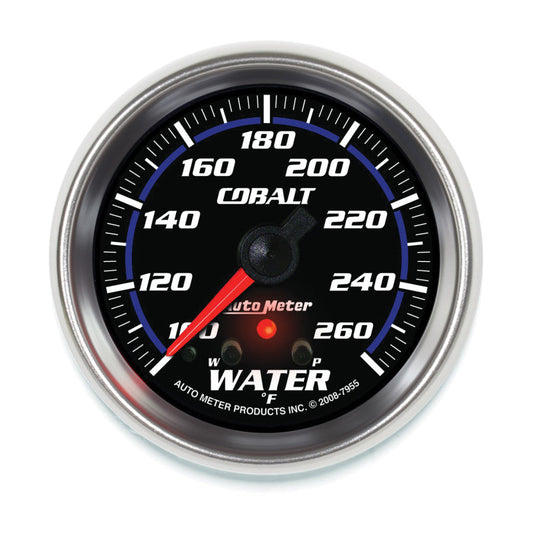 Autometer Cobalt 66.7mm 100-260 Degree F DSM Water Temperature Gauge - My Store