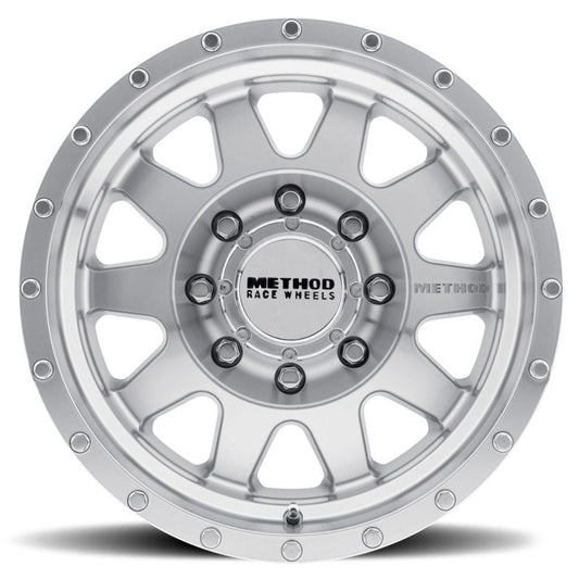 Method Mr301 The Standard 20x9 +18mm Offset 8x170 130.81mm CB Machined/Clear Coat Wheel