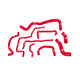 Mishimoto 99-05 Volkswagen Golf 1.8T Red Silicone Hose Kit - Mammoth Racing -