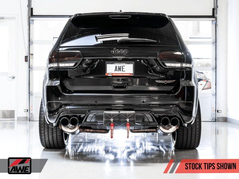 AWE Tuning 2020 Jeep Grand Cherokee SRT/Trackhawk Track Edition Exhaust - Use w/Stock Tips - My Store