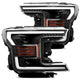 AlphaRex 18-19 Ford F-150 PRO-Series Proj Headlights Plank Style Matte Blk w/Activ Light/Seq Signal - My Store