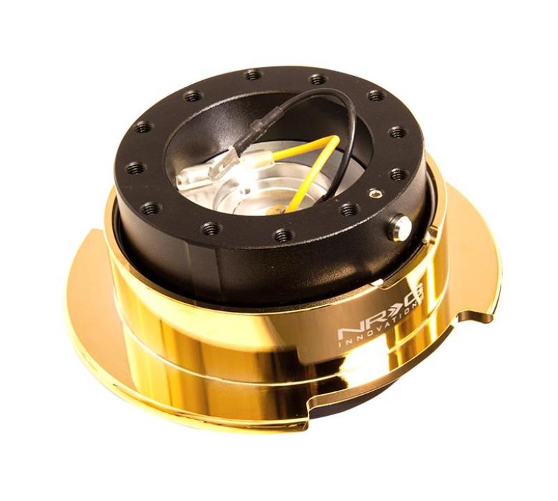 NRG Quick Release Kit Gen 2.5 - Black Body / Chrome Gold Ring - My Store