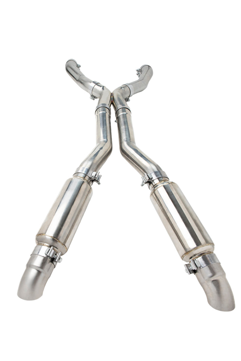 Kooks 79-95 Ford Mustang 5.0l 4V Coyote 3in x 3in Stainless Steel Race Exhaust Kit - Mammoth Racing -