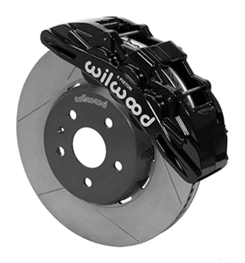 Wilwood Sx6r Front Brake Kit 14in Slotted Rotors Black Calipers w/ Lines 16-19 Chevrolet Camaro SS - My Store