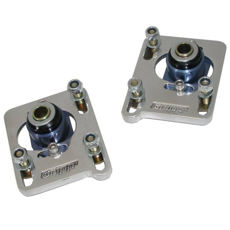 BBK 94-04 Mustang Caster Camber Plate Kit - Silver Anodized Finish - Mammoth Racing -