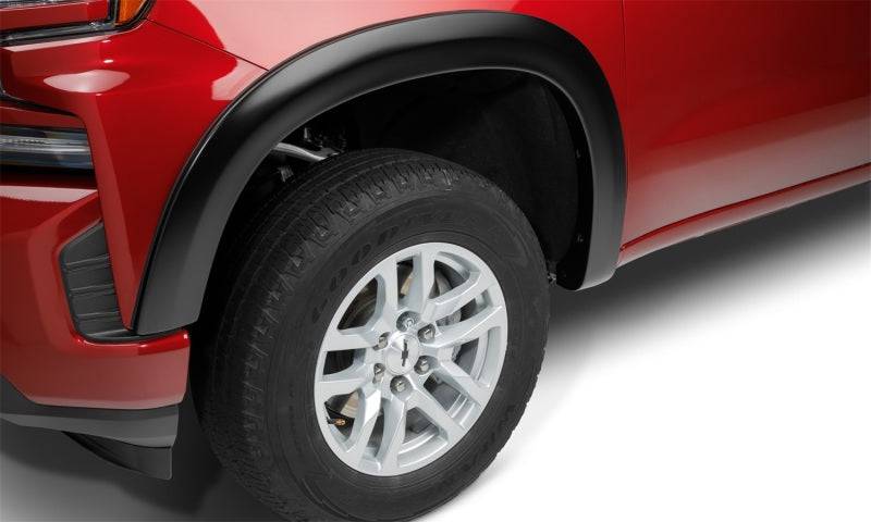 Bushwacker 19-21 Chevrolet Silverado 1500 OE-Style 4PC Fender Flares Black Smooth - Mammoth Racing -