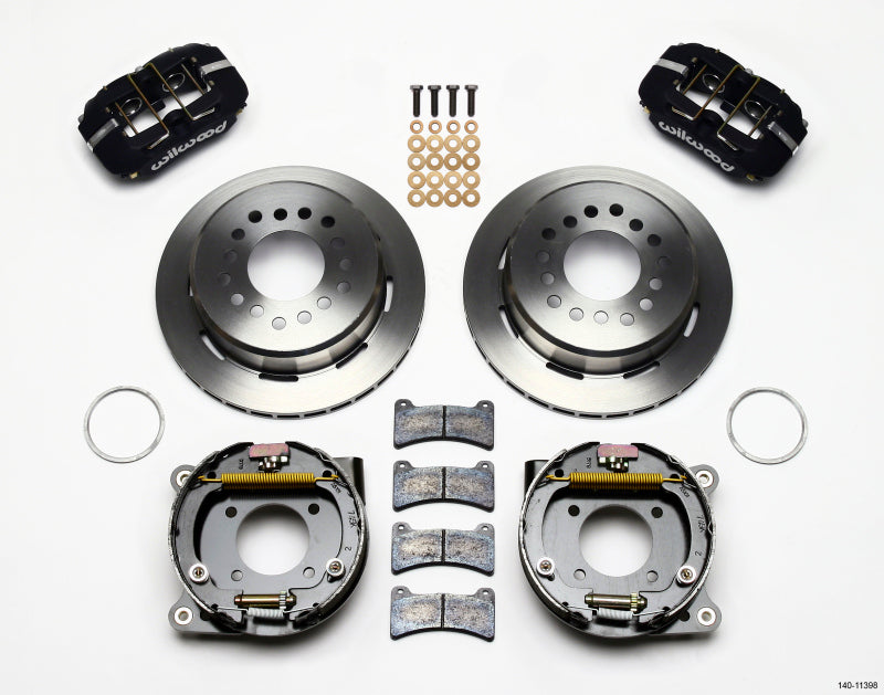 Wilwood Dynapro Low-Profile 11.00in P-Brake Kit Chevy 12 Bolt 2.75in Off w/ C-Clips - Mammoth Racing -