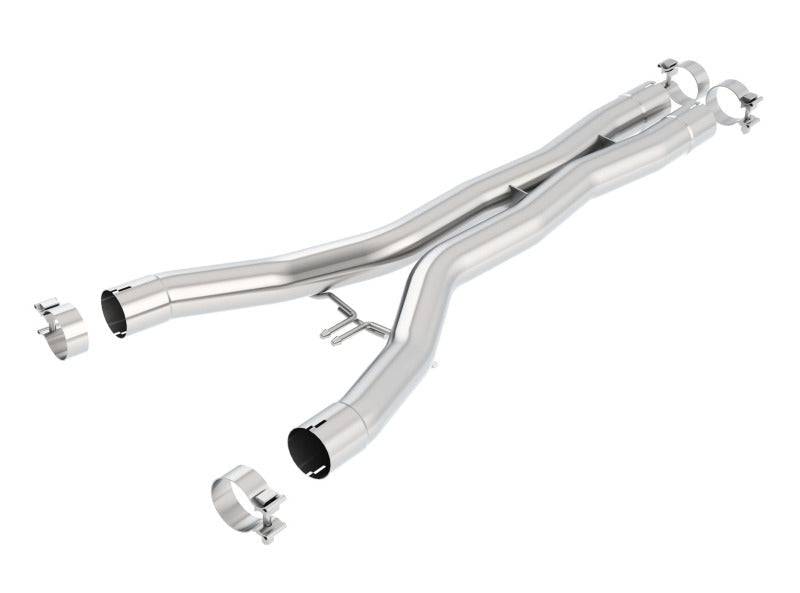 Borla 2014 Chevy Corvette Stingray X-Pipes (Smog Legal Cut and Clamp) - Mammoth Racing -