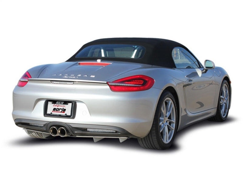Borla 14-15 Porsche Cayman/Boxster (981) RWD 2Dr Dual Center Rear Exit Catback 4in Tip Exhaust Sys - My Store