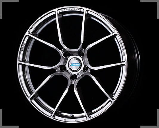 Gram Lights 57ana 19x9.5 +32 5-114.3 Shining Silver DC Machining Wheel